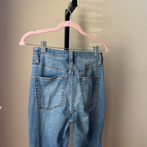 We the free by free people Women's Blue Flared Jeans bell bottoms - Picture 7 of 10